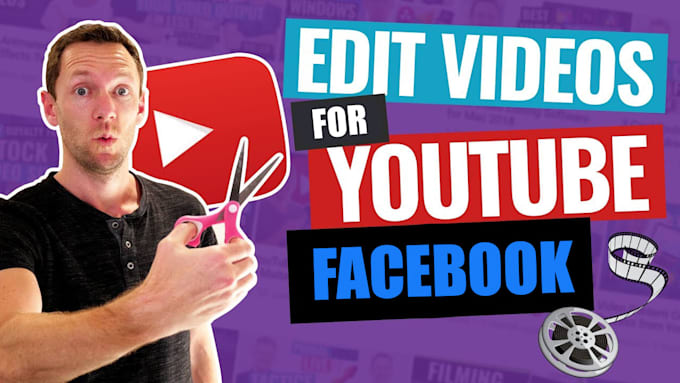 creative video editing for youtube channel or social media