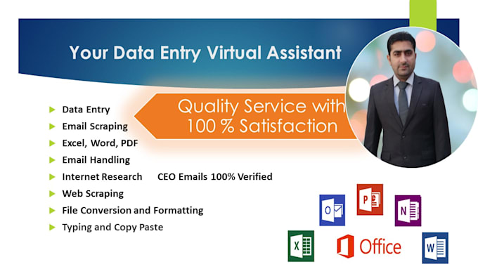 do accurate data entry and virtual assistant tasks