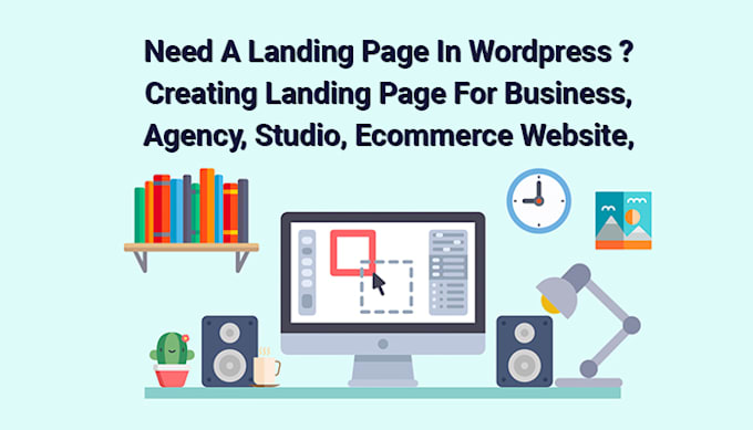 create wordpress landing page and creative page for business