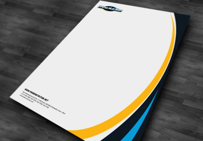 design a professional letterhead