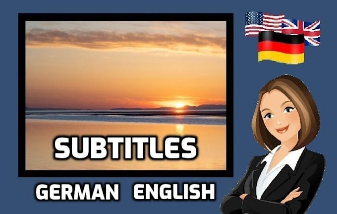 create german or english subtitles for your video