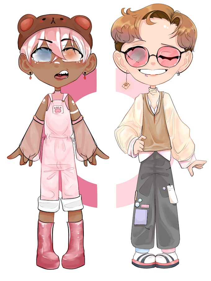 draw your character design in my style