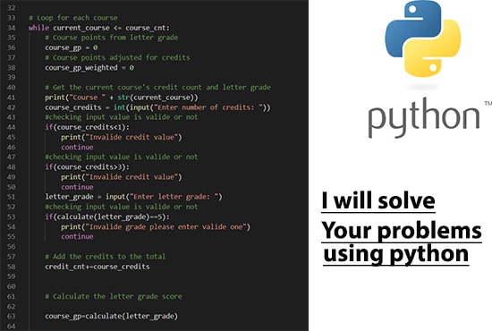 Solve your programming problems using python language by Pradeepasan ...