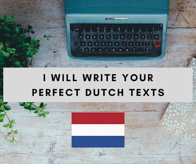 write a high quality text, article or blog post in dutch SEO