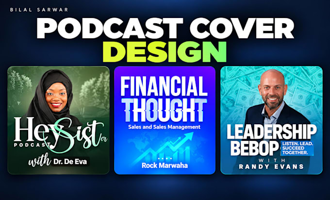 design a professional podcast cover art
