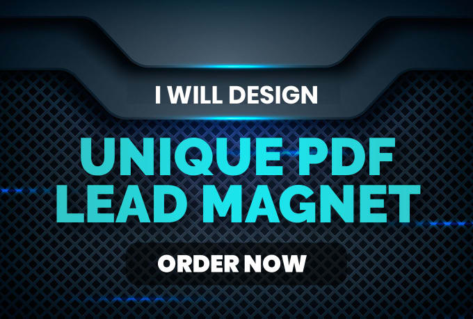 Hire a freelancer to design unique PDF lead magnet or brochure or ebook