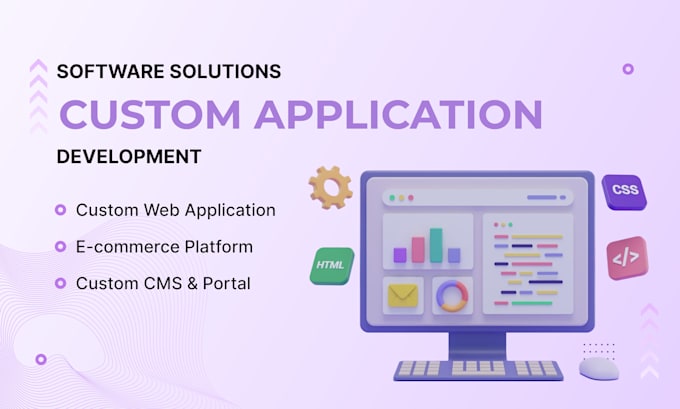 develop custom software website web app
