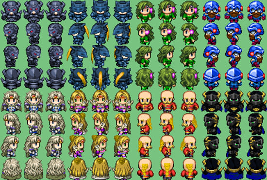 how to change character sprites in rpg maker mv with events