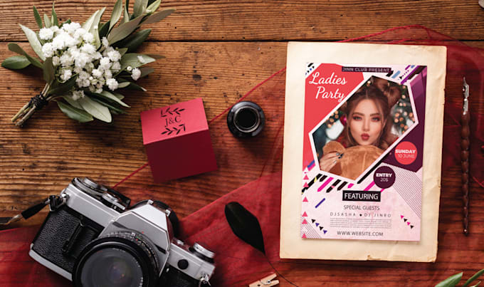 design professional event flyer