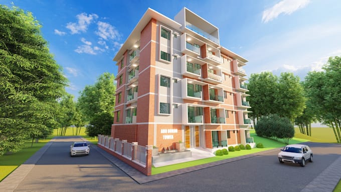 create architectural animation 3d video