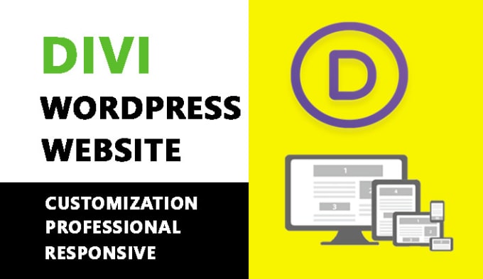 create responsive website by wordpress divi theme,divi builder