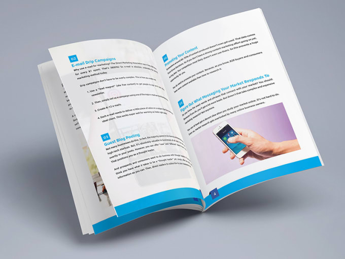 Do a modern, professional pdf ebook and book layout design ...