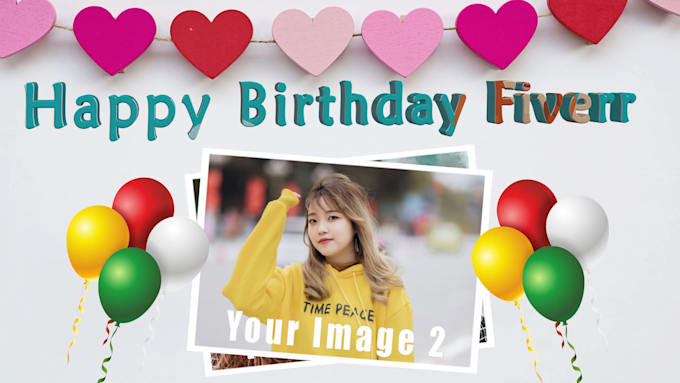 create happy birthday video