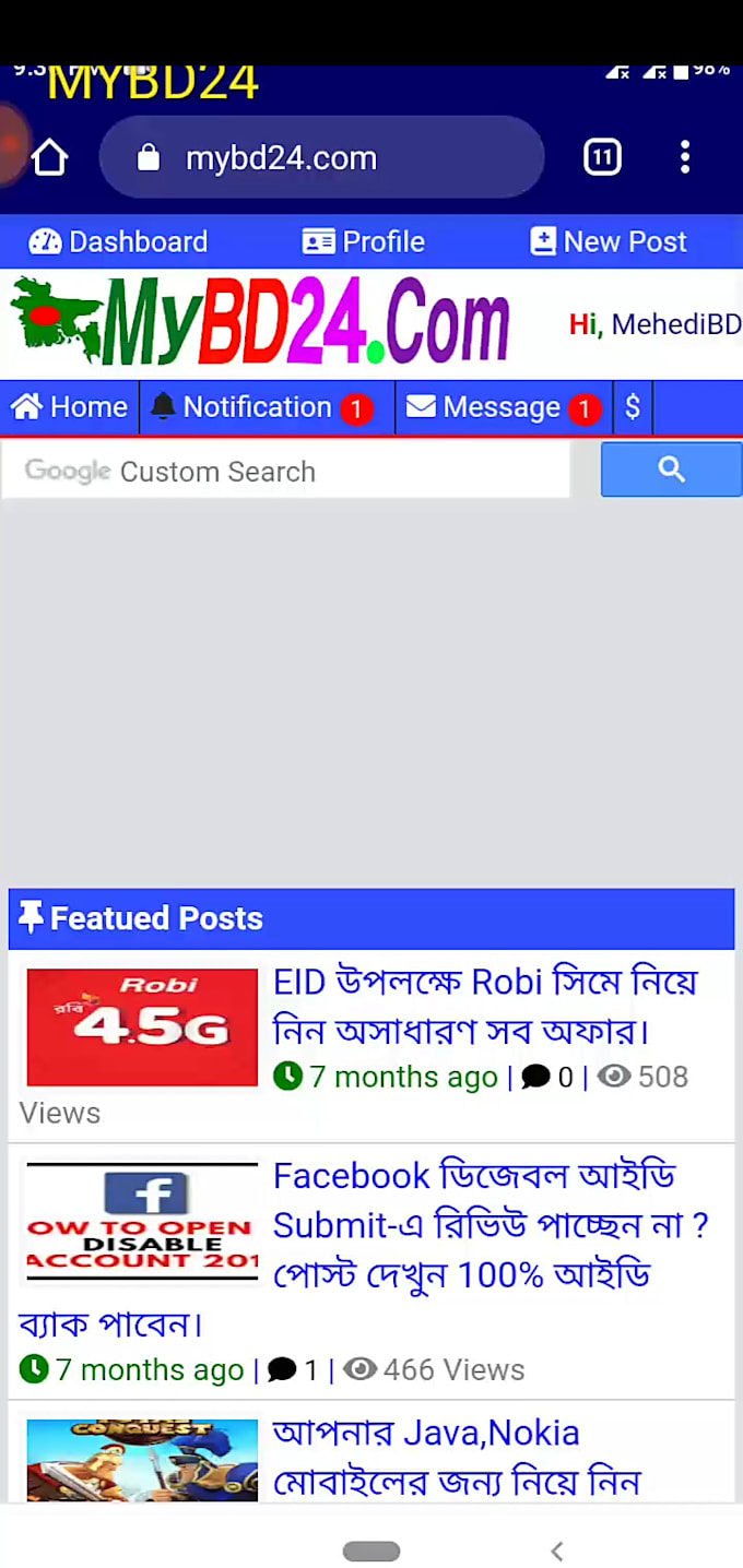 create responsive mobile friendly website in wordpress