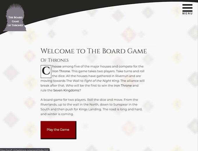 Create a basic website for you using html, css and javascript by ...
