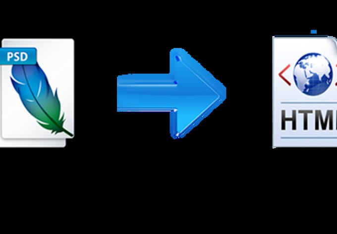 convert PSD to html and css