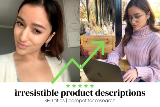 write irresistible SEO optimised product descriptions