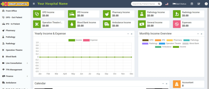provide you smart hospital management system