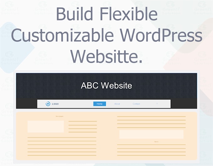 build wordpress website and do customization