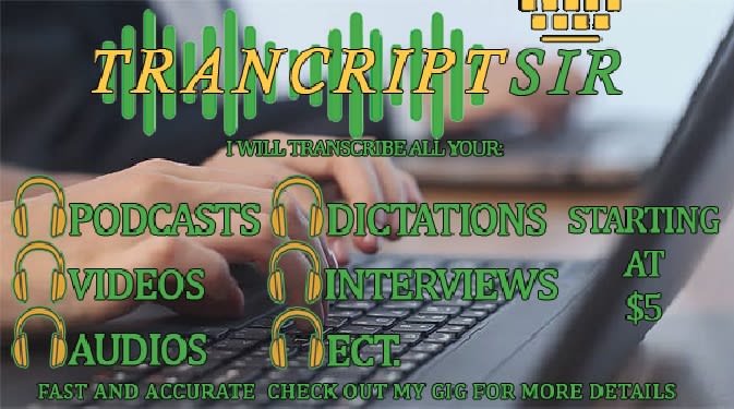 transcribe 30 minutes of audio or video transcripts