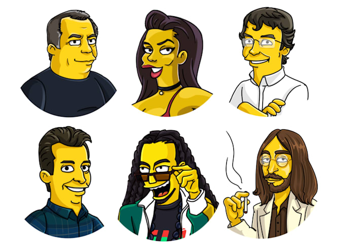 create a yellow cartoon character from your photo