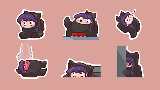 create custom twitch, discord, line emotes and badges