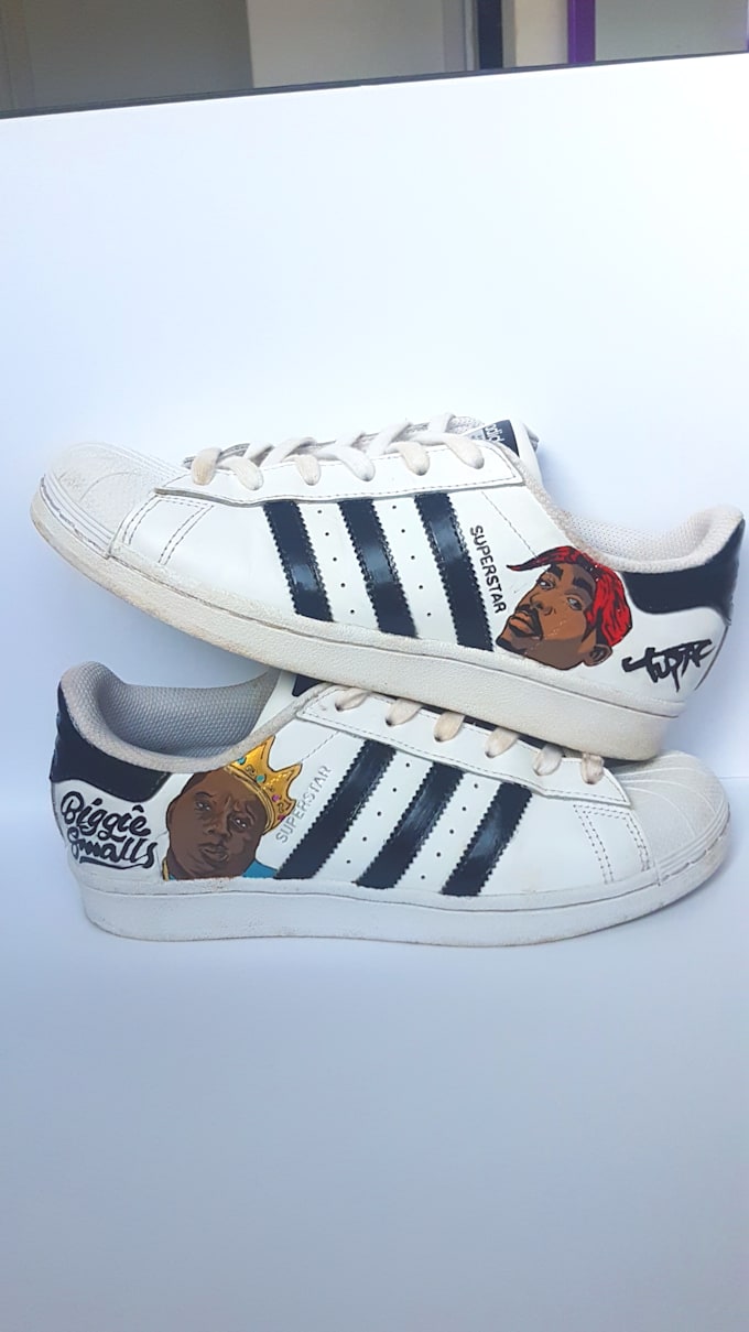 Customise a one of a kind pair of trainers to your design request by