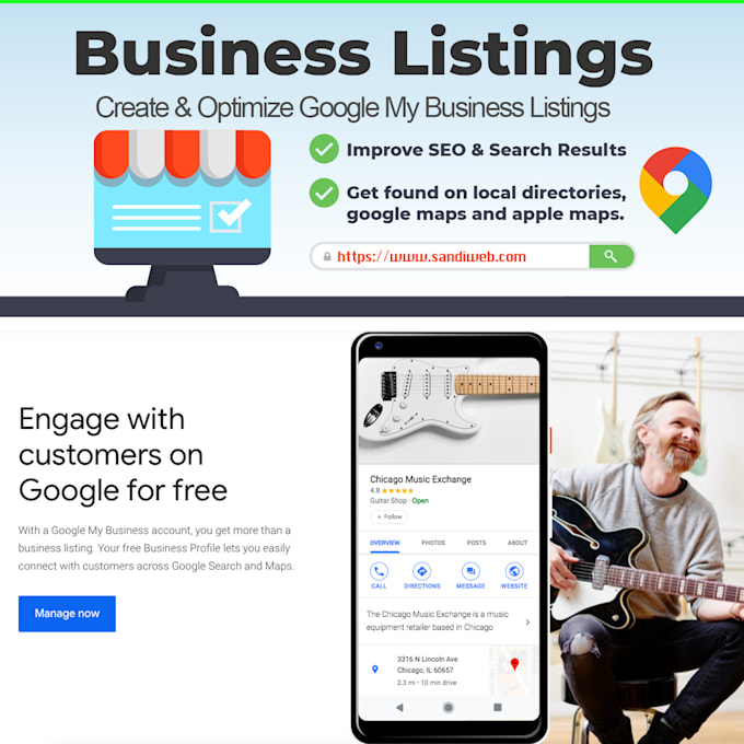 create and optimize your google my business local listing