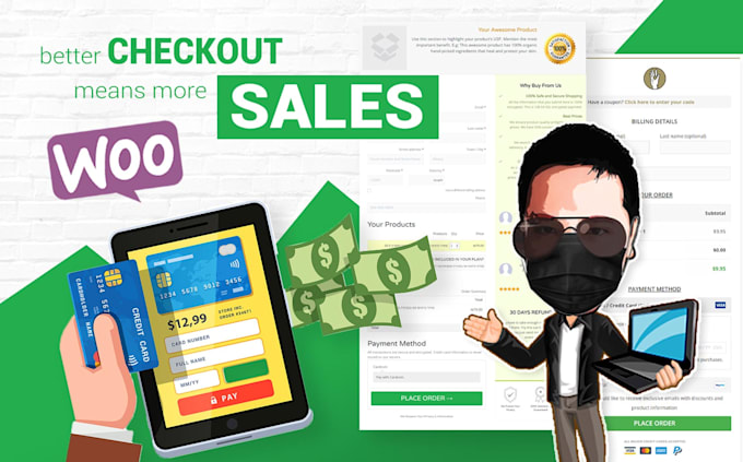 customize high conversion woocommerce checkout page