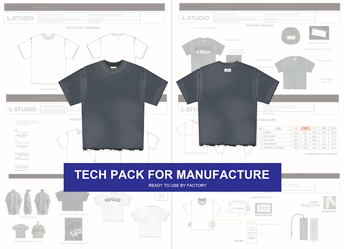 do tech packs for manufacture