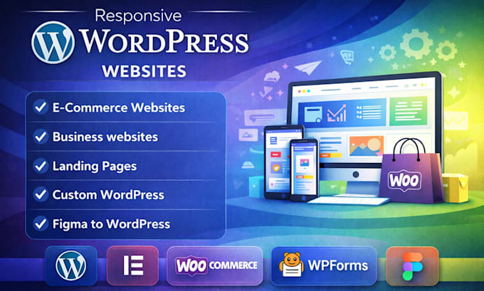 design, redesign responsive wordpress business website
