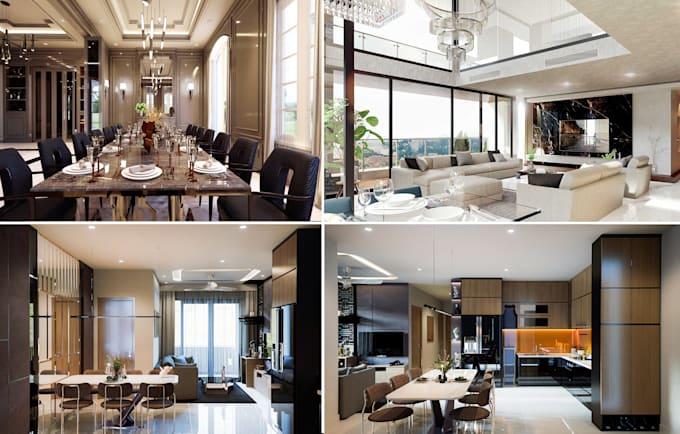 do architectural design 3d modelling, high quality rendering