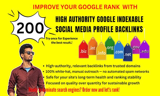 do contextual dofollow SEO backlinks, high PR indexable link building service