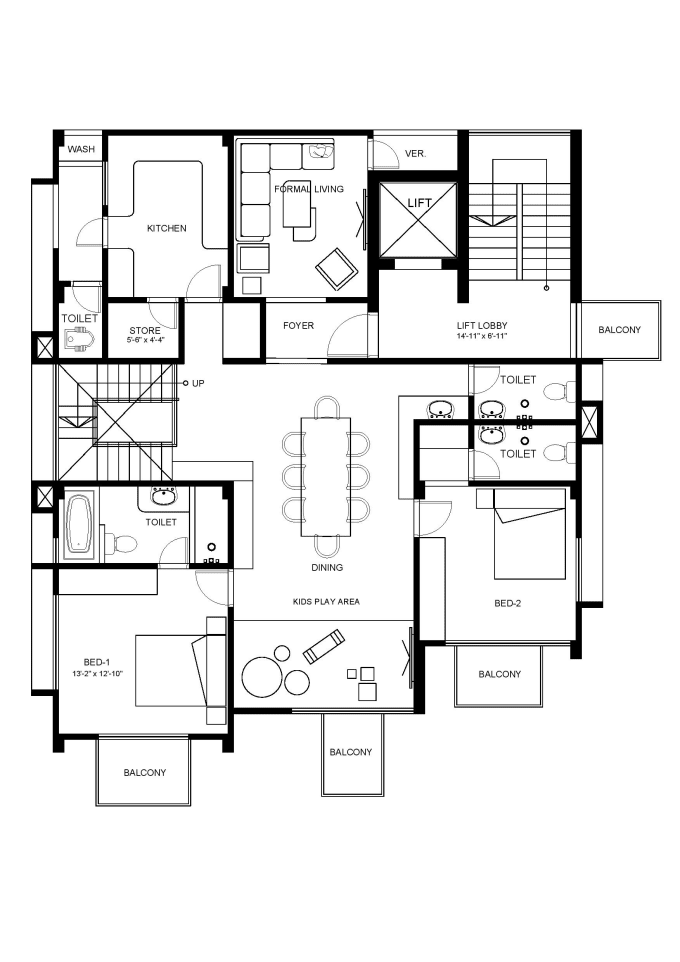 Convert pdf, redraw and design 2d floor plan in autocad by