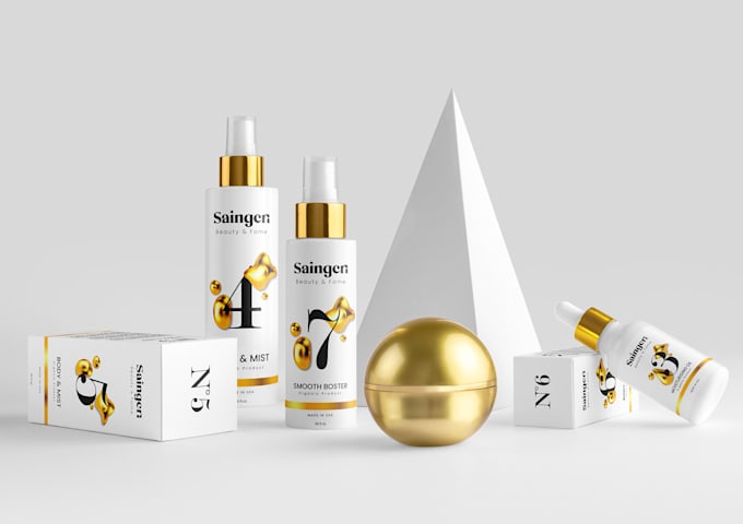 do luxury cosmetic packaging and product label