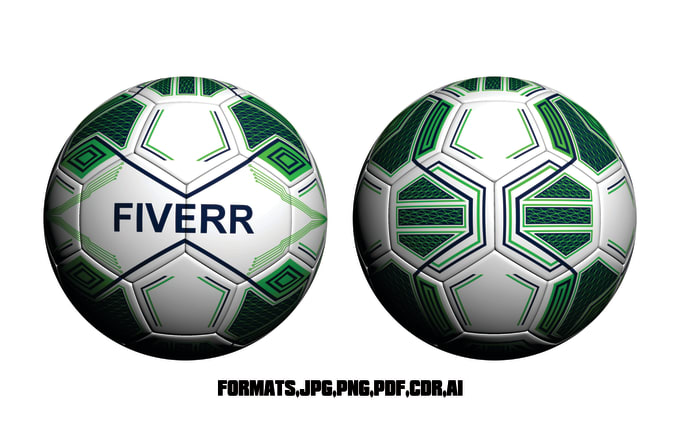 Ballon de football avec 6 photos et textes personnalisés PNG