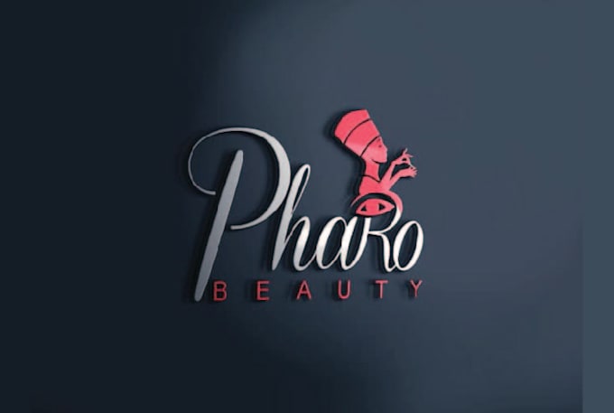 create modern luxury feminine 3d logo design for your business