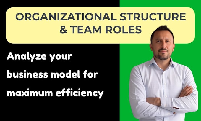 define your business organizational structure and roles matrix