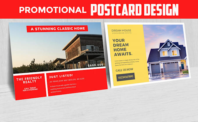 do direct mail, eddm, real estate postcard design