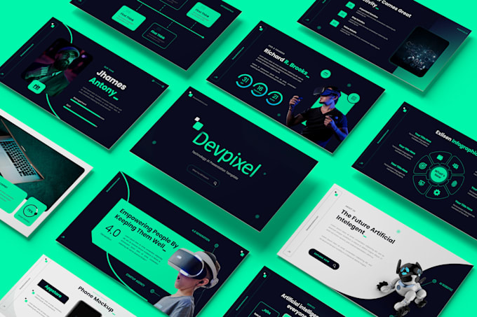 design a professional powerpoint presentation and investor pitch deck