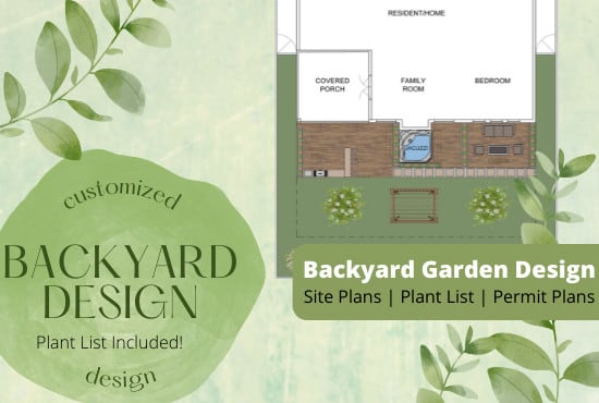 create a plan illustration of your landscape