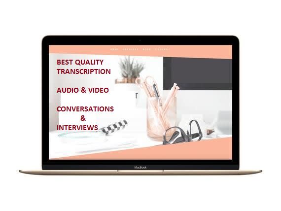 transcribe audio or  video transcription