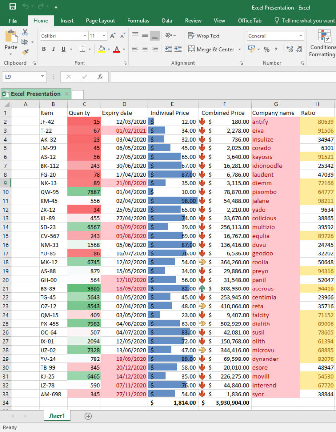 Make Excel Spreadsheets Catalog Compile And List Data By Mithalhussain 6269