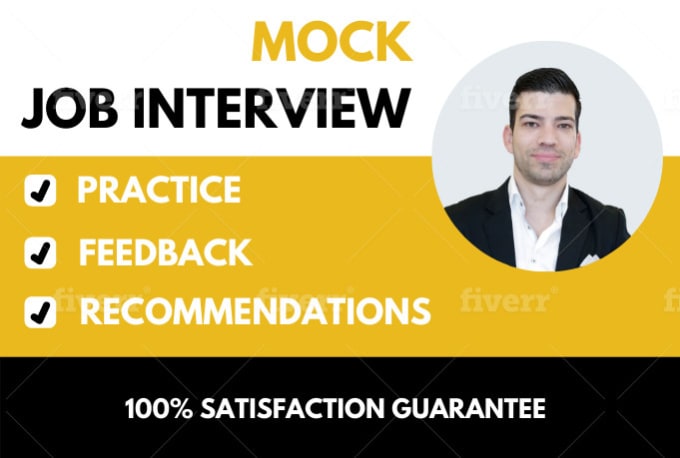 conduct a job or school interview and provide feedback