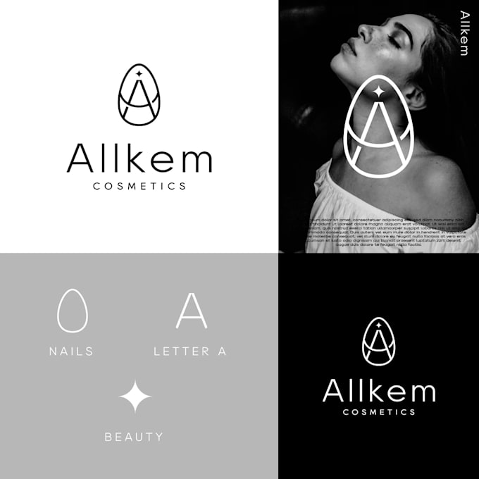 design monogram initial fashion logo