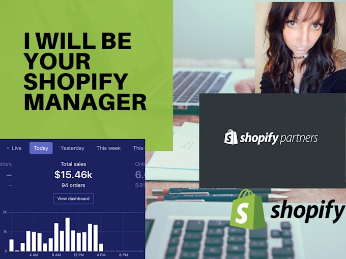 manage shopify store, add products, fulfill orders