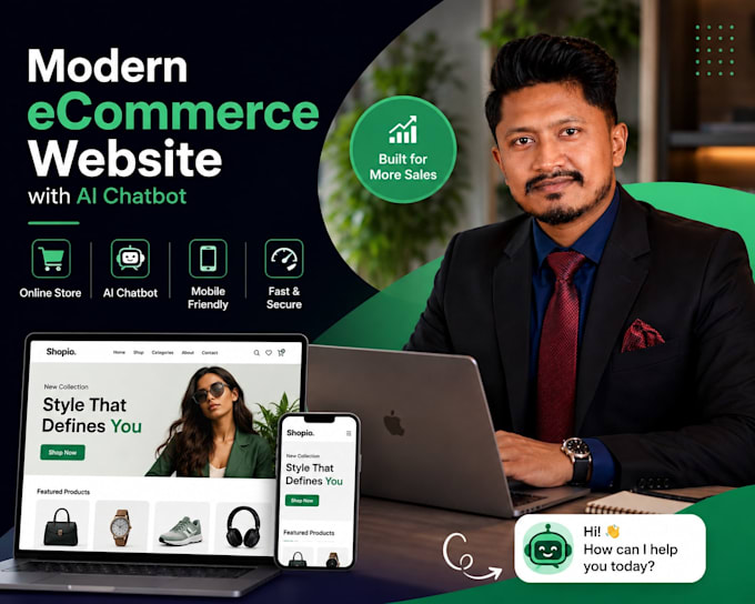 build a modern website with ai chatbot integration