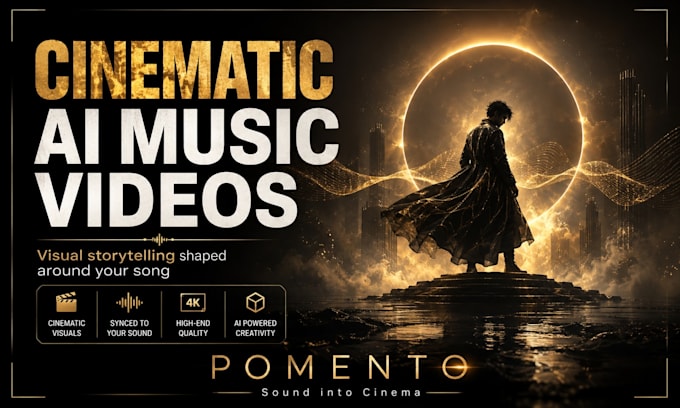 create a cinematic ai music video for your original song