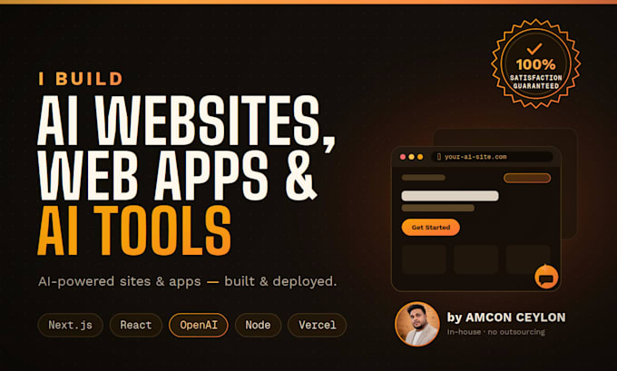 build ai websites, web apps and ai tools for your business