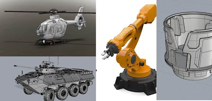 do industrial 3d modeling and rendering animation